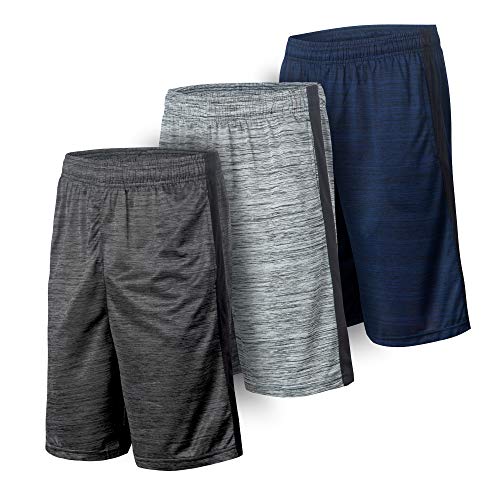 Short de basket homme lot de 3 ou 5 pour entraînement léger