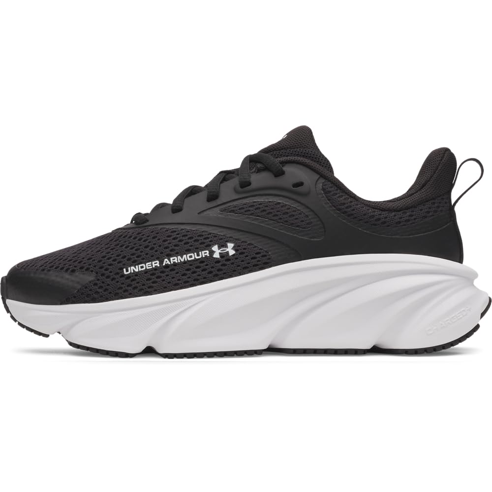 Under Armour Boys Black Ua Charged+ Rogue  in Size 6, Sports Direct