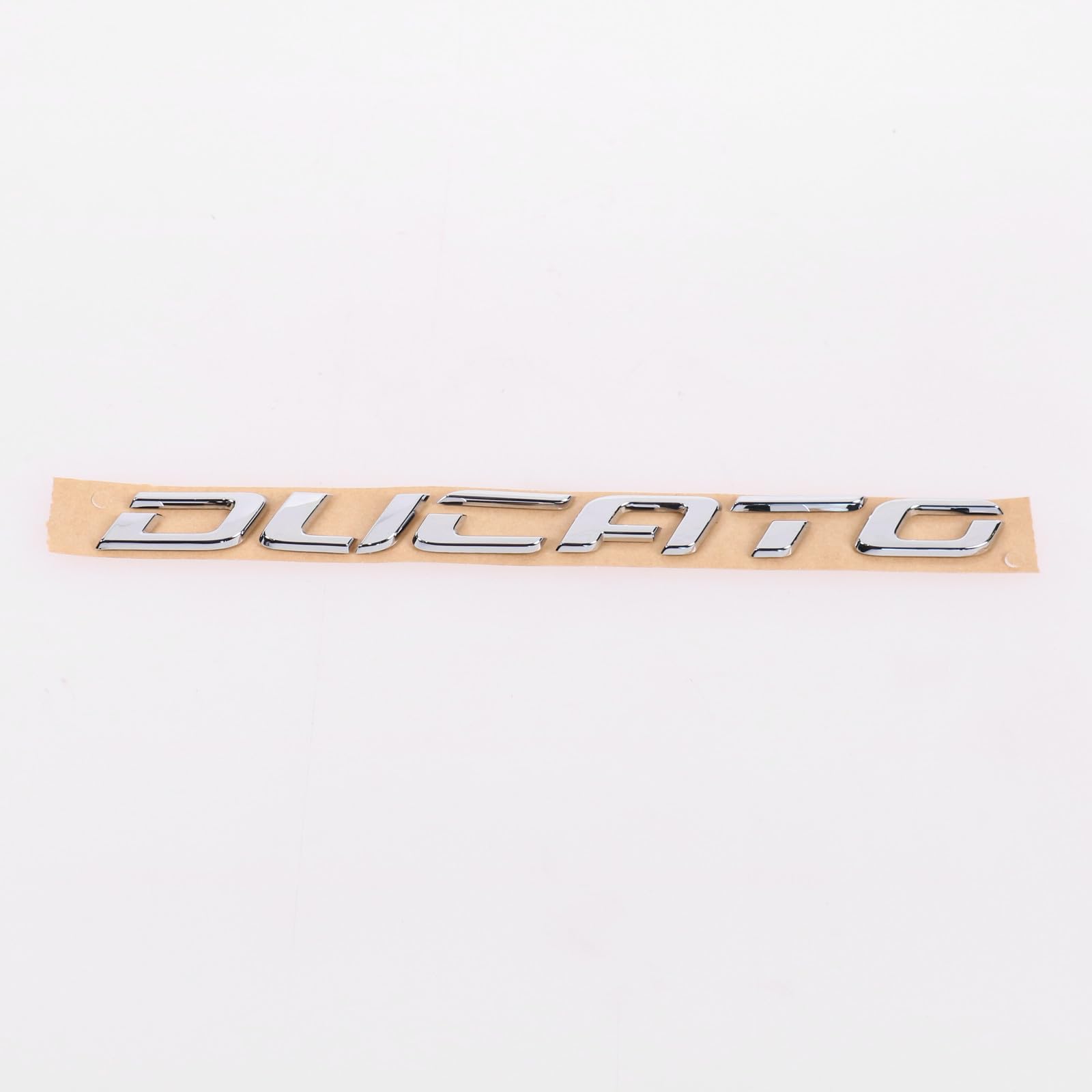 Stemma Logo Emblema laterale originale DUCATO argento cromato incollato 52183788