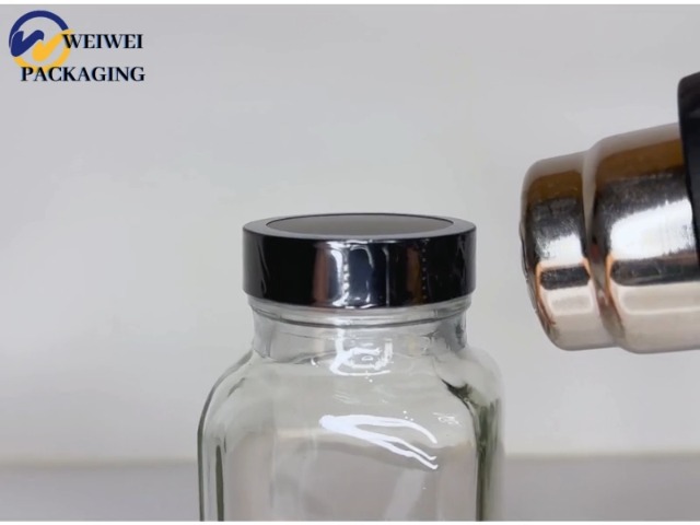 Image of Weiwei - 500 PCS, 65 x 28 mm, Clear Perforated Tamper Evident Cap Seals - Fits 1.54 inch-1.61 inch (39-41 mm) Lid Diameter