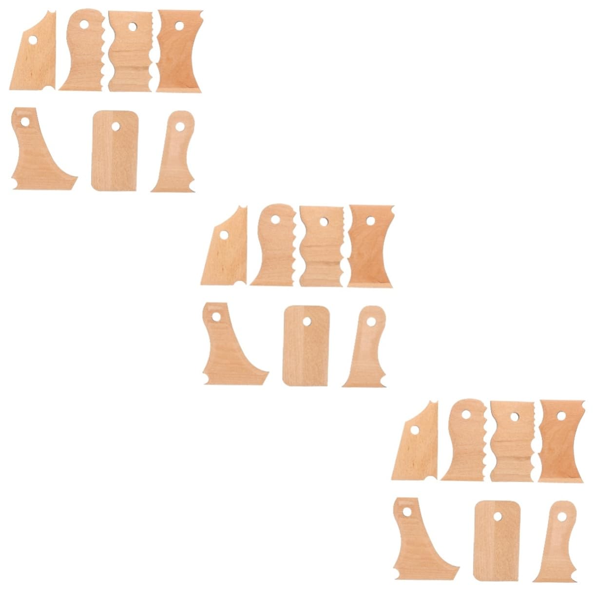 Housoutil 3 Series Herramientas De Escultura Arcilla Kit De Herramientas Modelado Y Tallado Proyectos Escultura 7 Piezas X 3