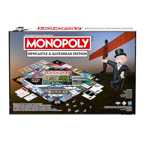Winning Moves Newcastle & Gateshead Monopoly Regional Monopoly Board Game, Standard - Image 3