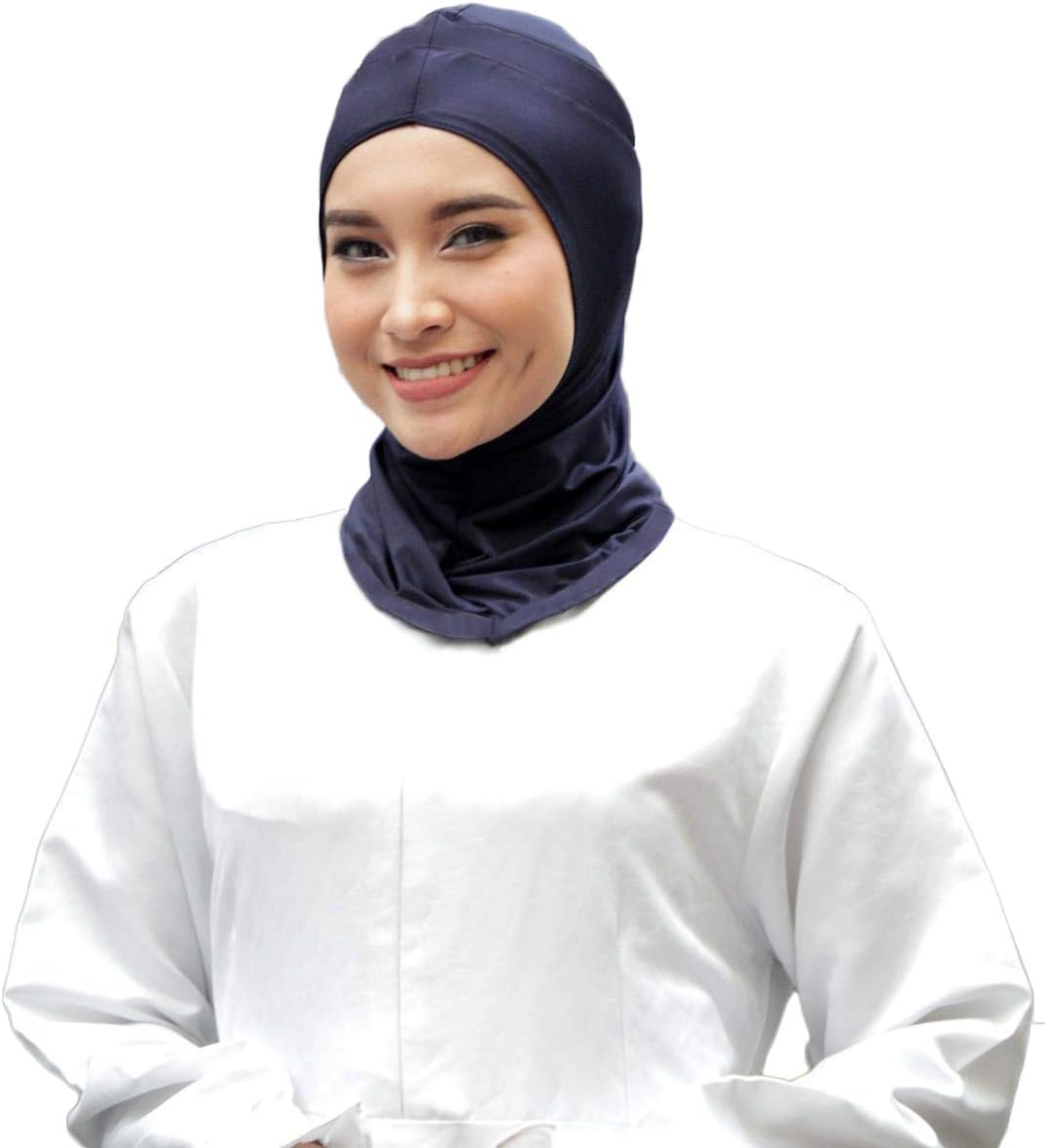 โค๏ธ ATTIQA - Hijab sport for muslim girls and women I instant scarf sport wear suit cap fitness islamic accessories โ Dri-FIT Navy blue