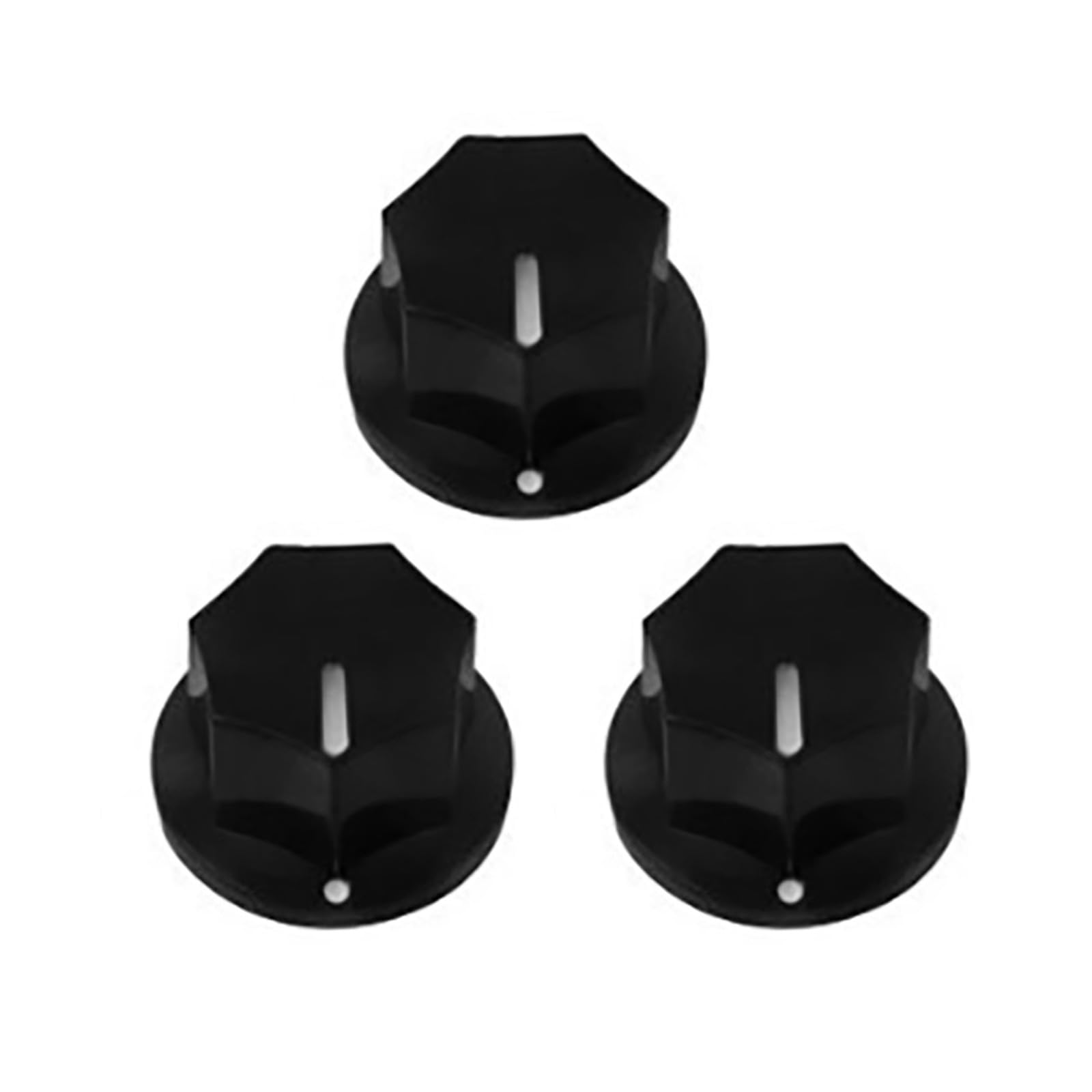 QIEIEI 3Pcs Jazzes Bass Knobs Concentric Knobs Bass Effect Button Control Turning Knobs Bass Knobs Guitar Knobs Potentiometer