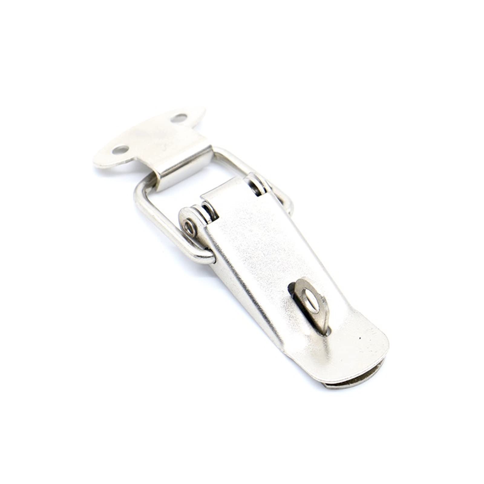 SFJSFIMQ Latch Lock Cabinet Box Locks Spring Loaded Latch Catch ToggleIron Hasps for Sliding Door Window Furniture Hardware