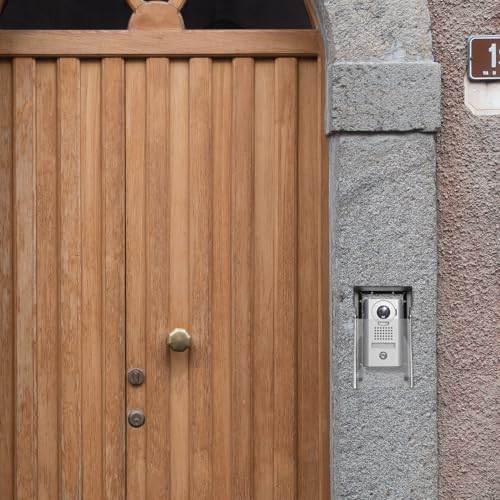 Cubierta resistente intemperie con metal protector W150 para control de acceso en pared 7