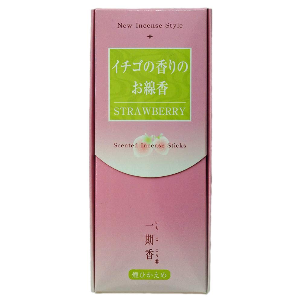 Amazon｜梅栄堂 イチゴの香りのお線香 一期香｜線香 オンライン通販