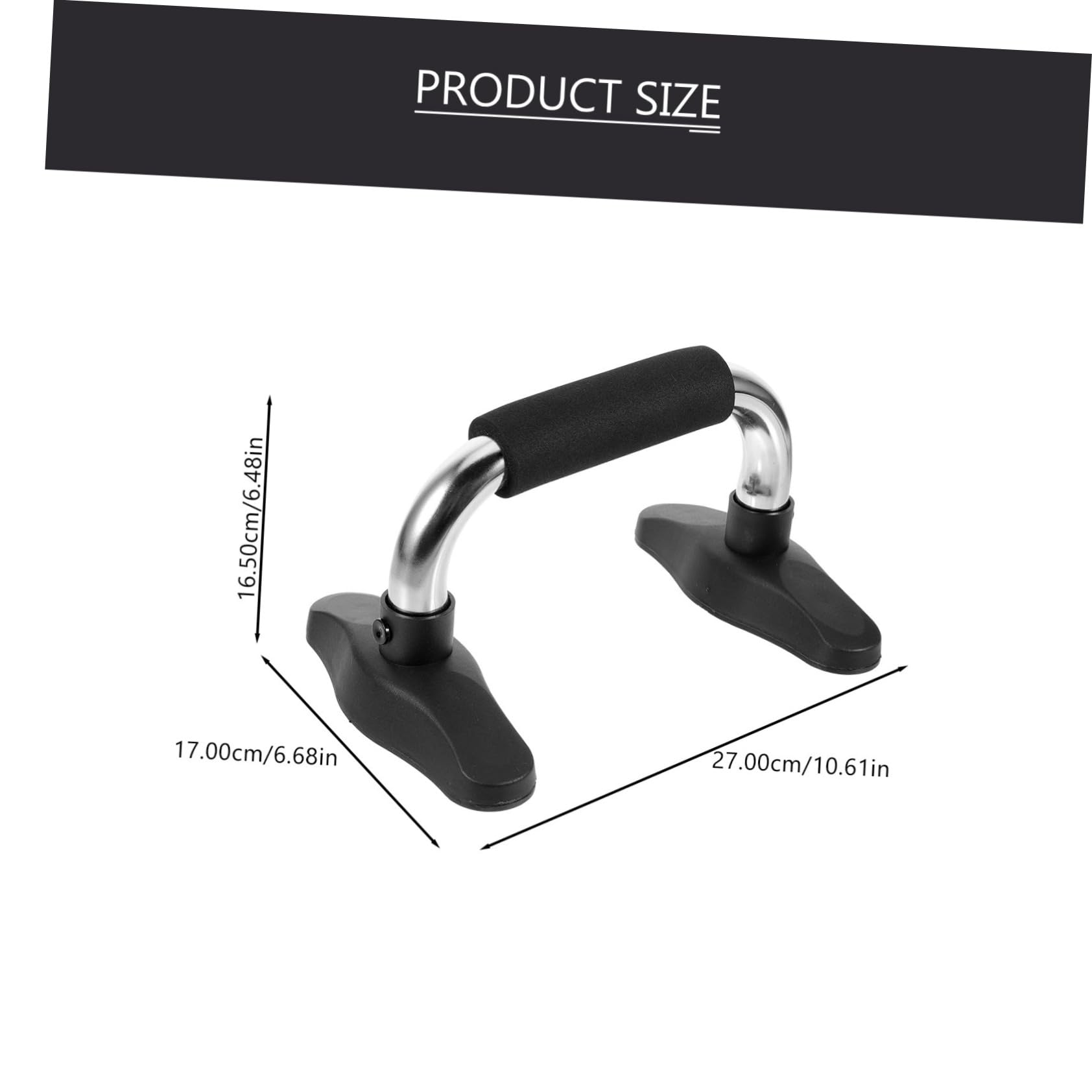 GALPADA Fitness Accessory Push-up Bar Handles for Stomach Exercise Gym Equipment Frame for Abdominal Workout Random Color