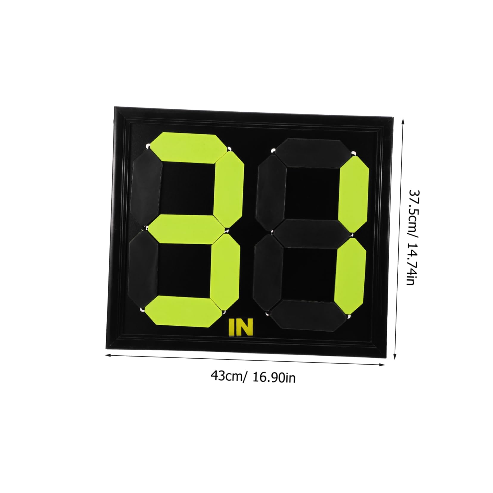GOOHOCHY Football Referee Accessories Substitution Board Player Soccer Scoreboard for Matches