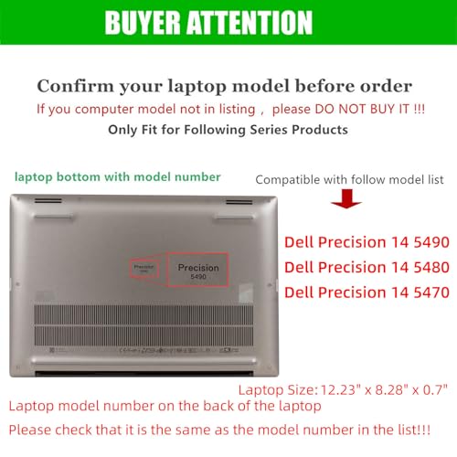 Funda para Laptop Dell Precision 14 Pulgadas PU Cuero Azul miniatura 2