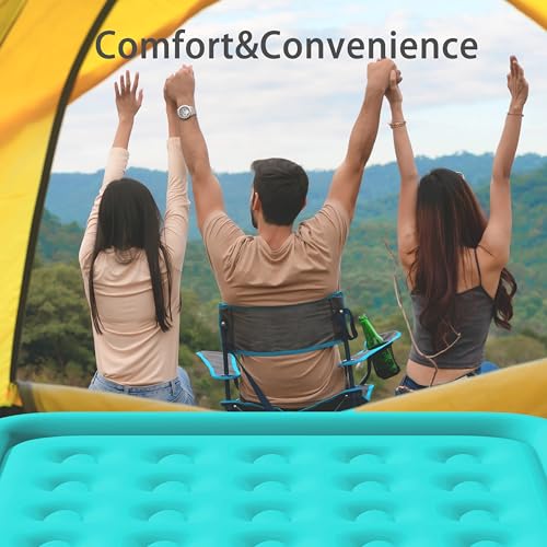 Hikersky W001 Self Inflating With Built In Electric Pump-Inflatable Mattress 18 Inch Bed Size Portable Storage Case thumb #3