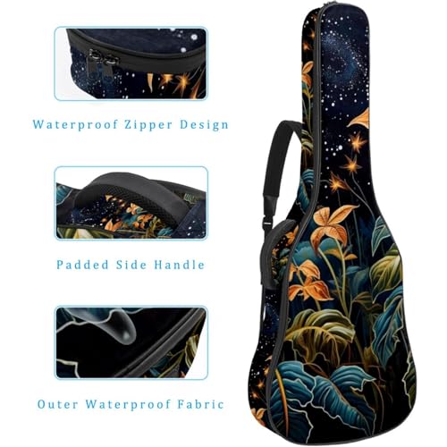 JRHEJTFZ Housse pour guitare acoustique de 1,9 cm d’épaisseur, imperméable, durable et élégant, imprimé plantes brillantes, Multicolore 4., 42.9×16.9×4.7 in, Motif imprimé tendance - Les Beatles, Paul McCartney, John Lennon, RIngo Starr, George Harrison JRHEJTFZ Housse pour guitare acoustique de 1,9 cm d'épaisseur, imperméable, durable et élégant, imprimé plantes brillantes, Multicolore 4., 42.9x16.9x4.7 in, Motif imprimé tendance – Image 5