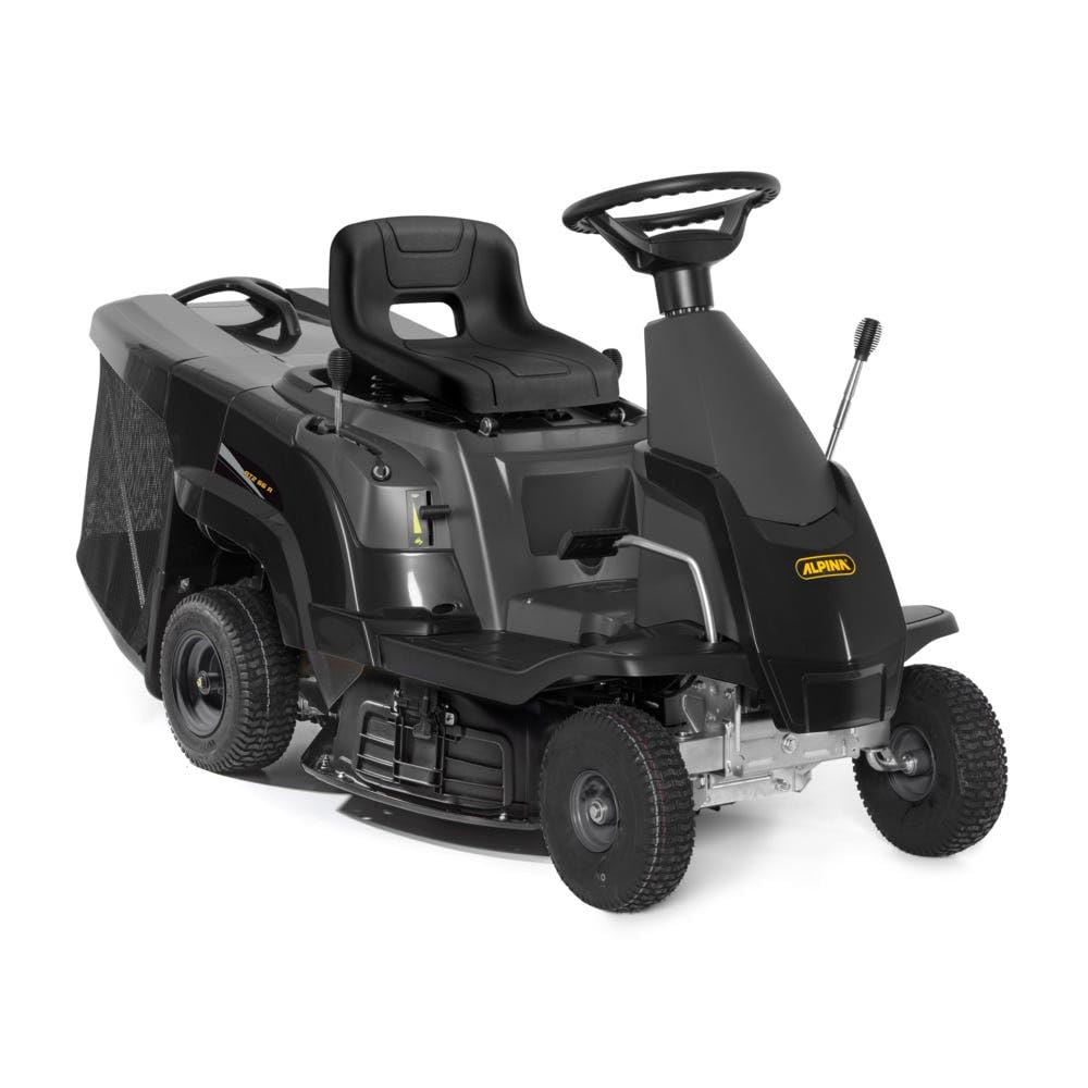 Alpina AT2 66 QA Rasentraktor, 3,6 kW, 66 cm – Fangkorb 150 l, Mulchfunktion – Rasenflächen bis 1.500 m²