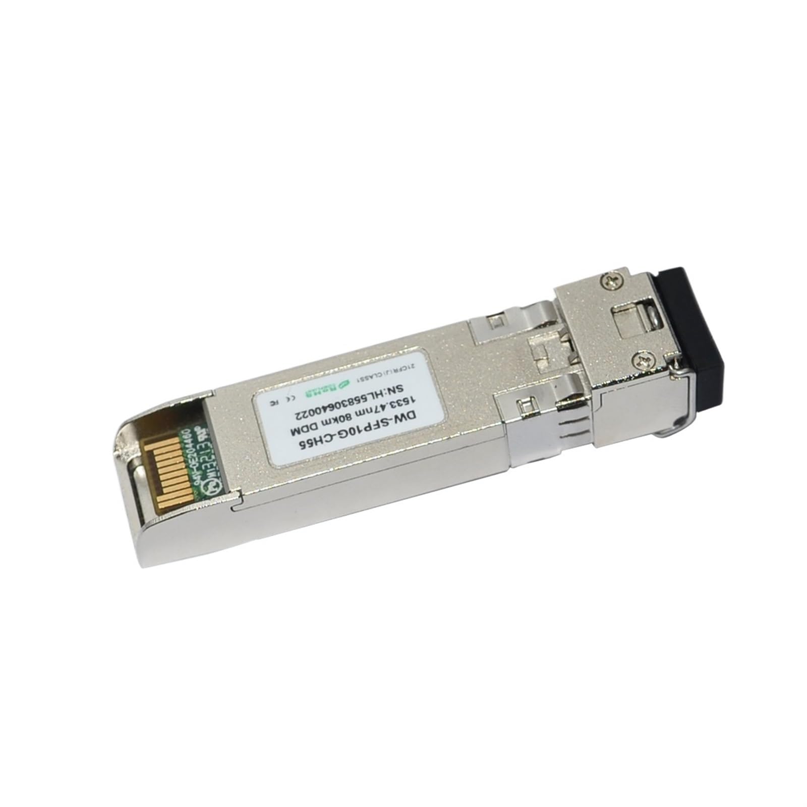10G SFP DWDM 80KM DWDM SFP+ C55 Transceiver LC Connector 10G(10 pcs)