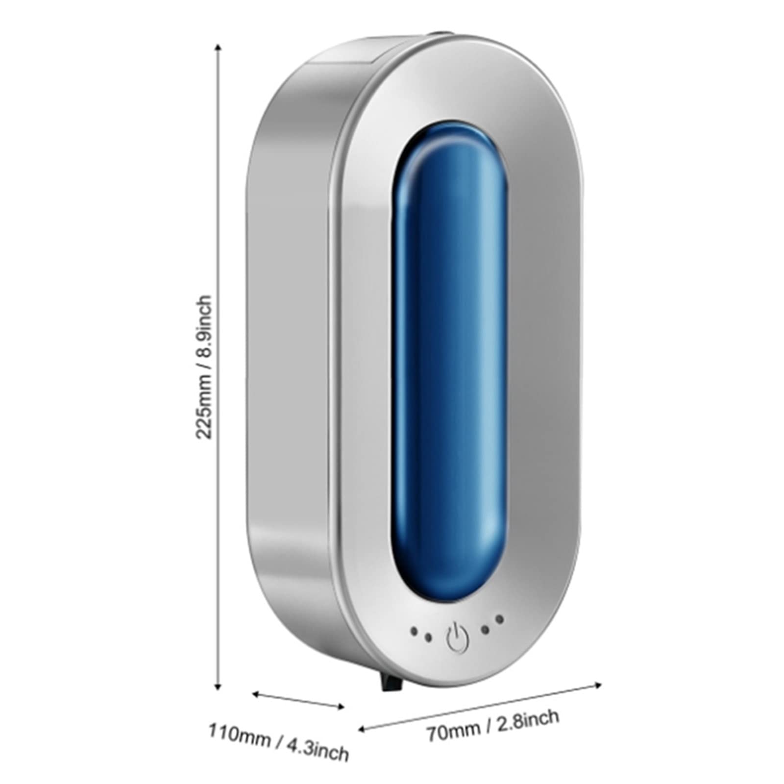 JINGYAN Dispensadores de loción y de jabón Dispensador de jabón Manos Montaje en Pared Máquina sin Contacto Sensor Movimiento Bomba Recargable Inteligente Gel