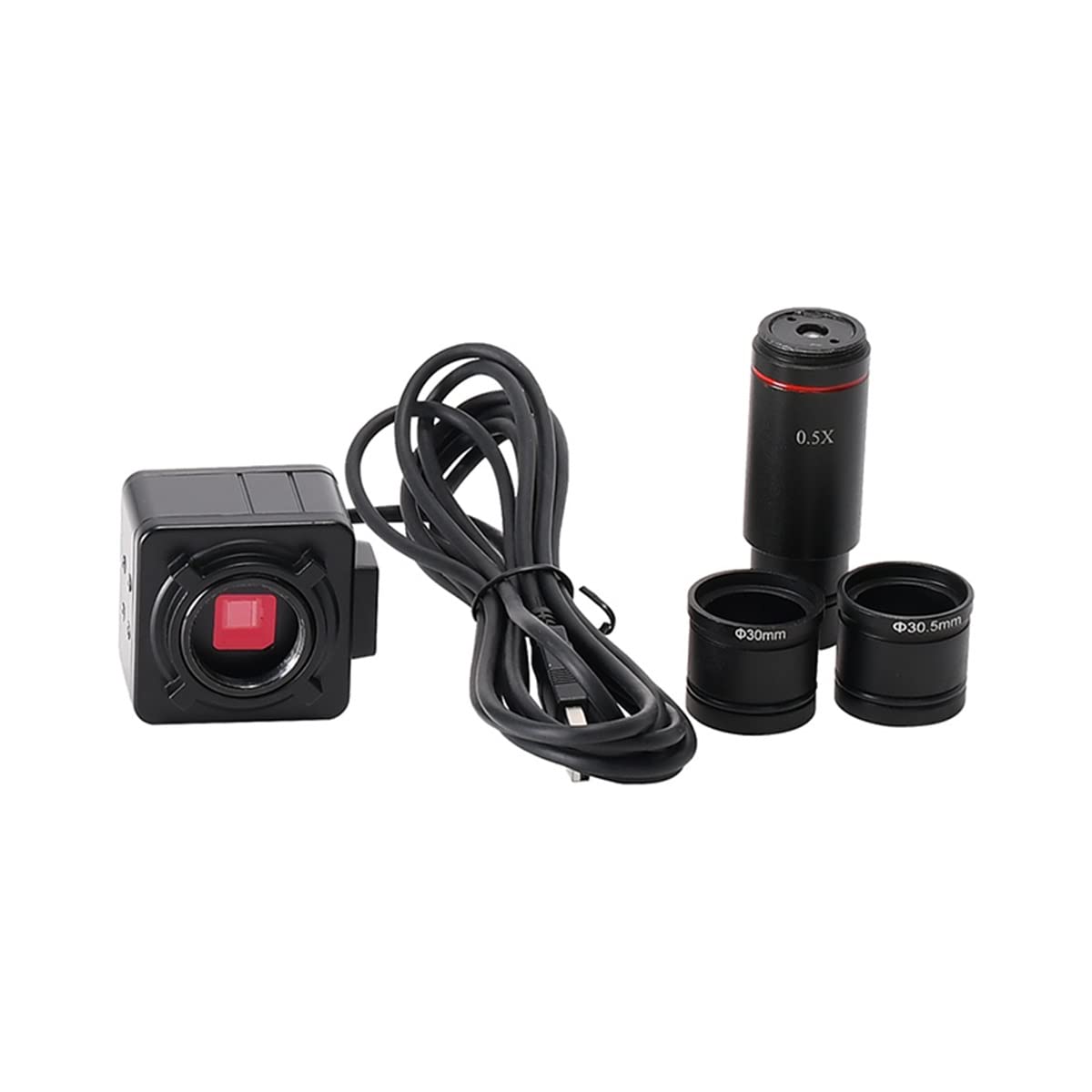 Kit di accessori per microscopio 5Mp Kit di microscopio biologico digitale industriale Vetrini per microscopio