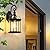 Zanritelit Outdoor Wall Lights for Proch Front Door Patio, Aluminum Outdoor Porch Lights Fixture Wall Mount, Black Waterproof Exterior House Lighting Fixtures, Outside Wall Lantern
