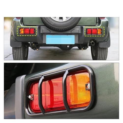 Cubierta protectora para luz trasera coche Suzuki Jimny 2007-2017 parachoques trasero 3