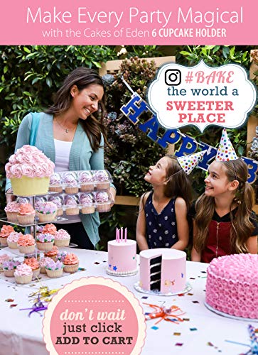 (12Pack x 12 Sets) STACK'nGO Cupcake Carriers - High Tall Dome Clear Containers Thick Plastic Disposable Storage Boxes. 1 Dozen Compartments Slots Holder Cupcakes Box Tray Container. Cup Cake Holders