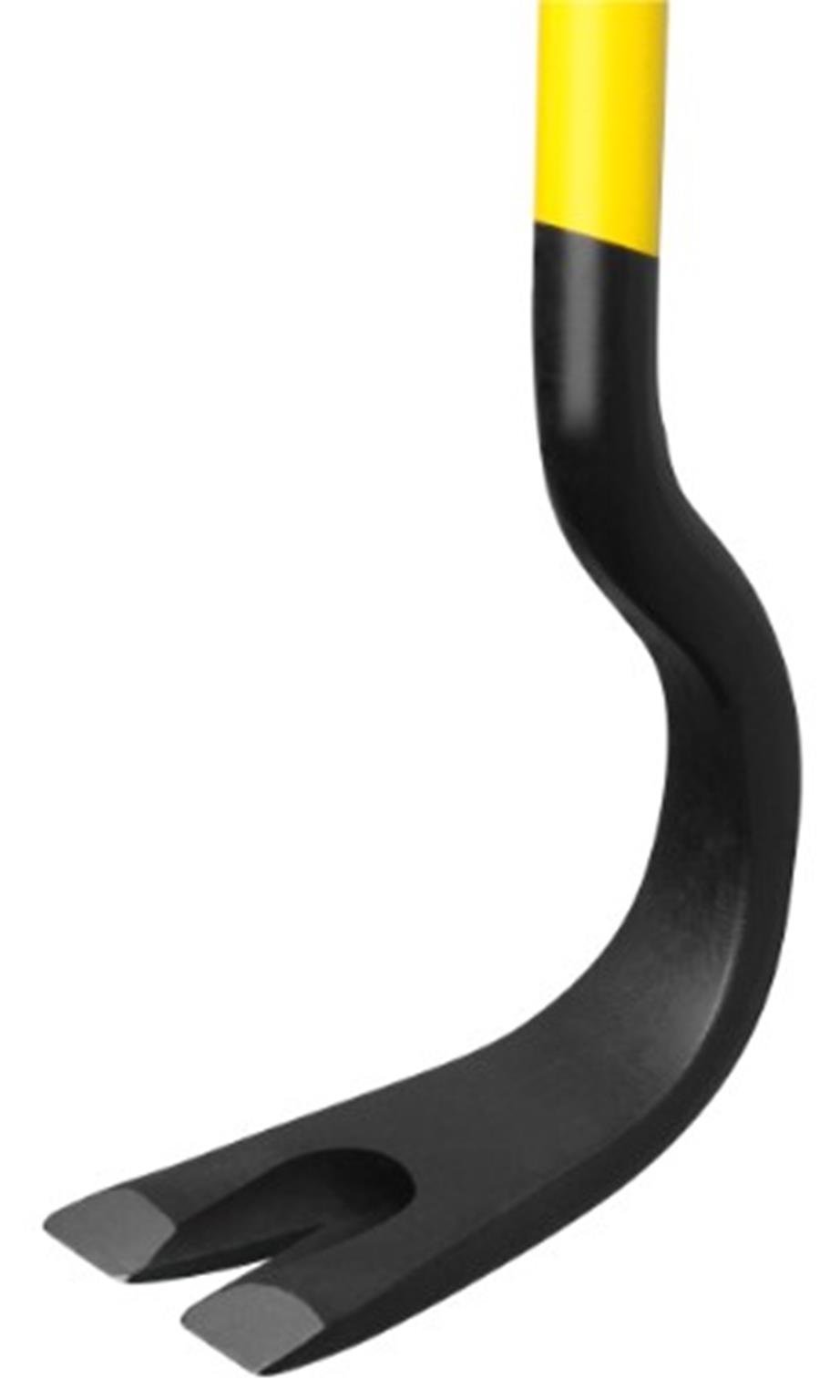 STANLEY 1-55-503 Pied-De-Biche 600 Mm Gamme FATMAX - Acier Au Carbone Trempé - Ultra Léger - Grand Levier - Partie Semi-Plate En U - Entaille Supplémentaire Pour Arracher Les Clous