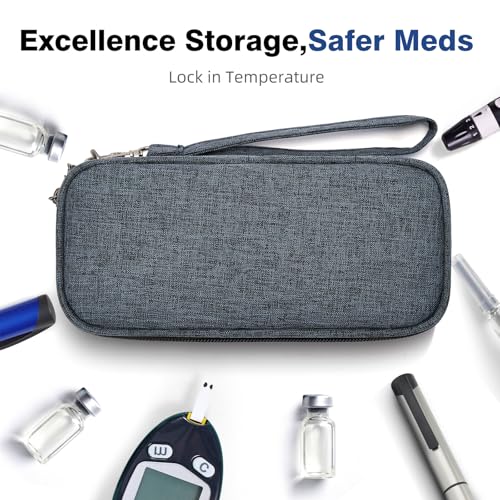 Image of apollo walker Insulin Cooler Travel Case with Ice Packs and Insulation