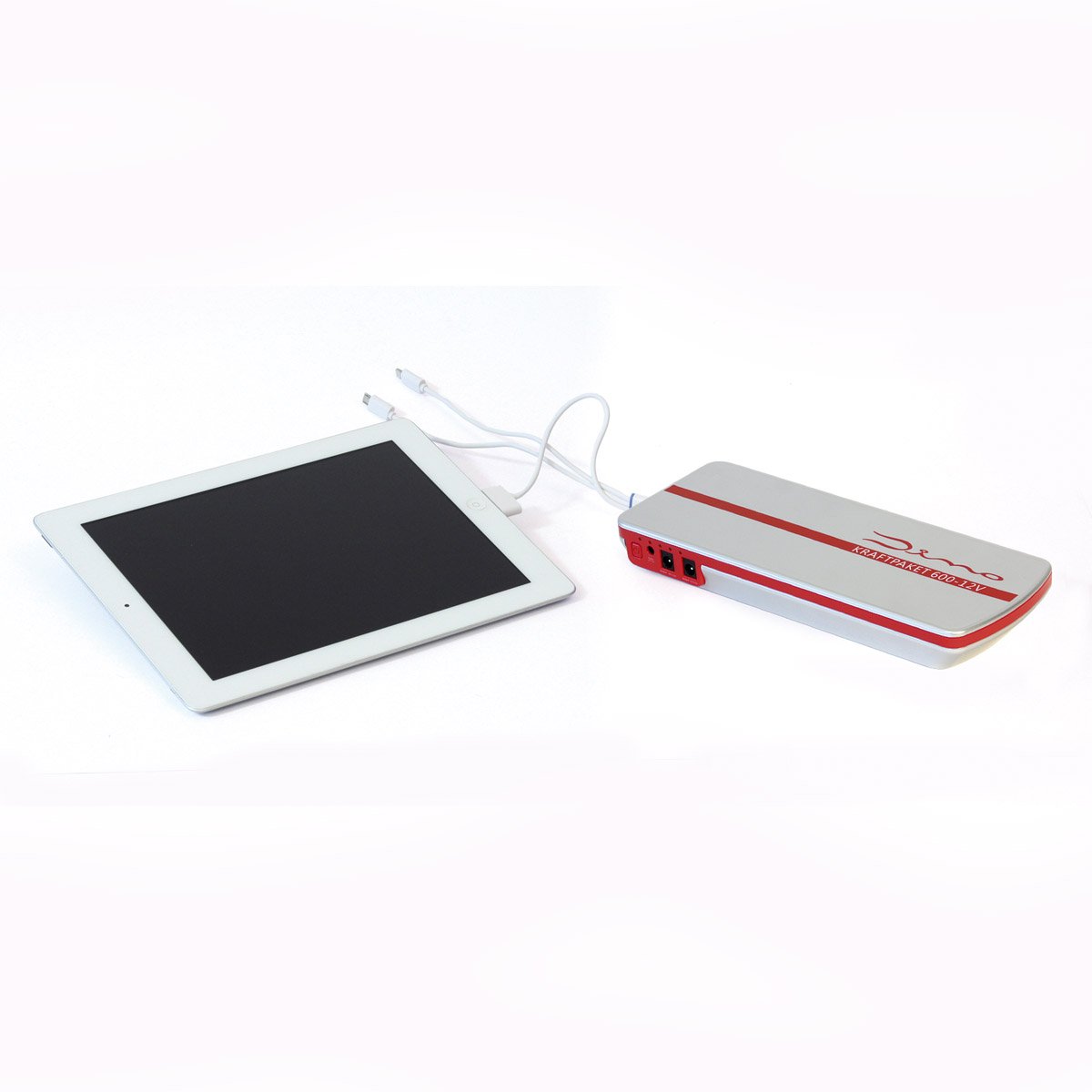 Dino KRAFTPAKET 12V-600A Starthilfegerät 66.6Wh 18000mAh | KFZ Starthilfe Powerbank für Diesel & Benziner | Autobatterie Motorradbatterie |Blei-Säure, GEL, EFB, AGM-Batterie | Für Auto Motorrad Boot