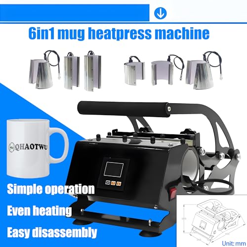 Máquina de Sublimación 6 en 1 para Tazas 110V miniatura 2