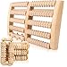 Produktbild Fußmassageroller Holz mit Handmassageroller Fuß Massage für Stressreduzierung, Krämpfen, Arthrose, Fußschmerzen, Entspannung Vorbeugung und Linderung von Schmerze