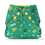 Esembly Cloth Diaper Cover - Reusable Swim Diaper, Waterproof, Breathable - Adjustable Outer Layer Over Absorbent Inner for Blowout Protection - Outer Crawlers, Size 1 (7-17lbs)