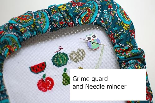 Cross stitch Grime Guard for q-snap 8x8 inches and Needle minder embroidery frame cover qsnap Needlework Frame for cross stitch kit cross stitch organization cross stitching for beginners qsnap2