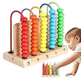 Couleurs qui captivent l'attention : Conçu pour attirer les ce boulier mathématique utilise des teintes vibrantes pour encourager la reconnaissance précoce des concepts mathématiques et enrichir l'apprentissage interactif à la maison ou en milieu éducatif.