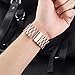 Valuebuybuy Stainless Steel Metal Clasp Buckle Wrist Strap for Apple Watch - Rose Gold/38mm