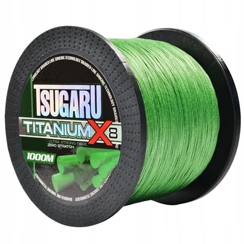 Angelschnur 8fach geflochten Braided line Hauptschnur Titanium X8 150m/1.000m 0,08-0,40mm