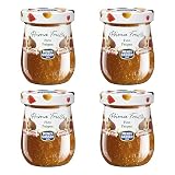 Menz&Gasser, Confettura Extra di Fichi Prima Frutta, con 60% di Frutta, Realizzata con Frutti di Alta Qualità IQF, Lavorata in Trentino-Südtirol, Naturalmente Senza Glutine, Vegan, 4x340 g