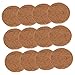 Yardenfun 12pcs Pigeon Nest with Brown Cushion Pigeon Breeding Eggs Pads Breeding Bird Pad Premium Bird Eggs Mats Coir Egg Nest Natural Parrot Breeding Pads Useful Pigeon Egg Mats