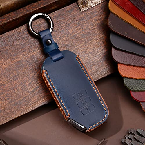 Coque en cuir pour clé Kia EV6 GT K5 Sorento 3 boutons étui protection