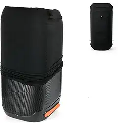 Coyktonty Capa protetora para alto-falante inteligente JBL Partybox 100/110 capa de alto-falante de lycra de áudio capa elástica protetora contra poeira para alto-falante JBL, acessórios de
