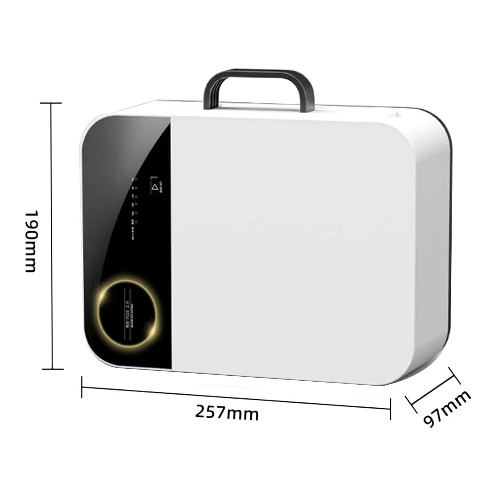 Asciugatore per Scarponi con soffiatore di Calore, asciugatore per Scarpe Portatile, Timer 4H, asciugatore per Scarponi da Parete con Tubo telescopico, circolazione del Calore a 360°