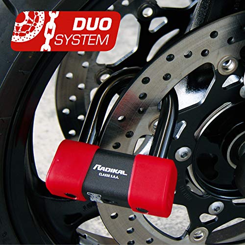Radikal Rk48120L Chain Moto Padlock Anti-Theft + Disc Lock Ø18 Sra Homologated High Security Ø13.5 120Cm Lasso #TOP4
