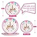 153 PCs Unicorn Party Supplies Set Themed Birthday Party Decorations Disposable Plates Cups Napkins Banner Balloons Headband Tablecloth Magic Unicorn Party Decor Pink for 16 Guests Girls Boys Kids