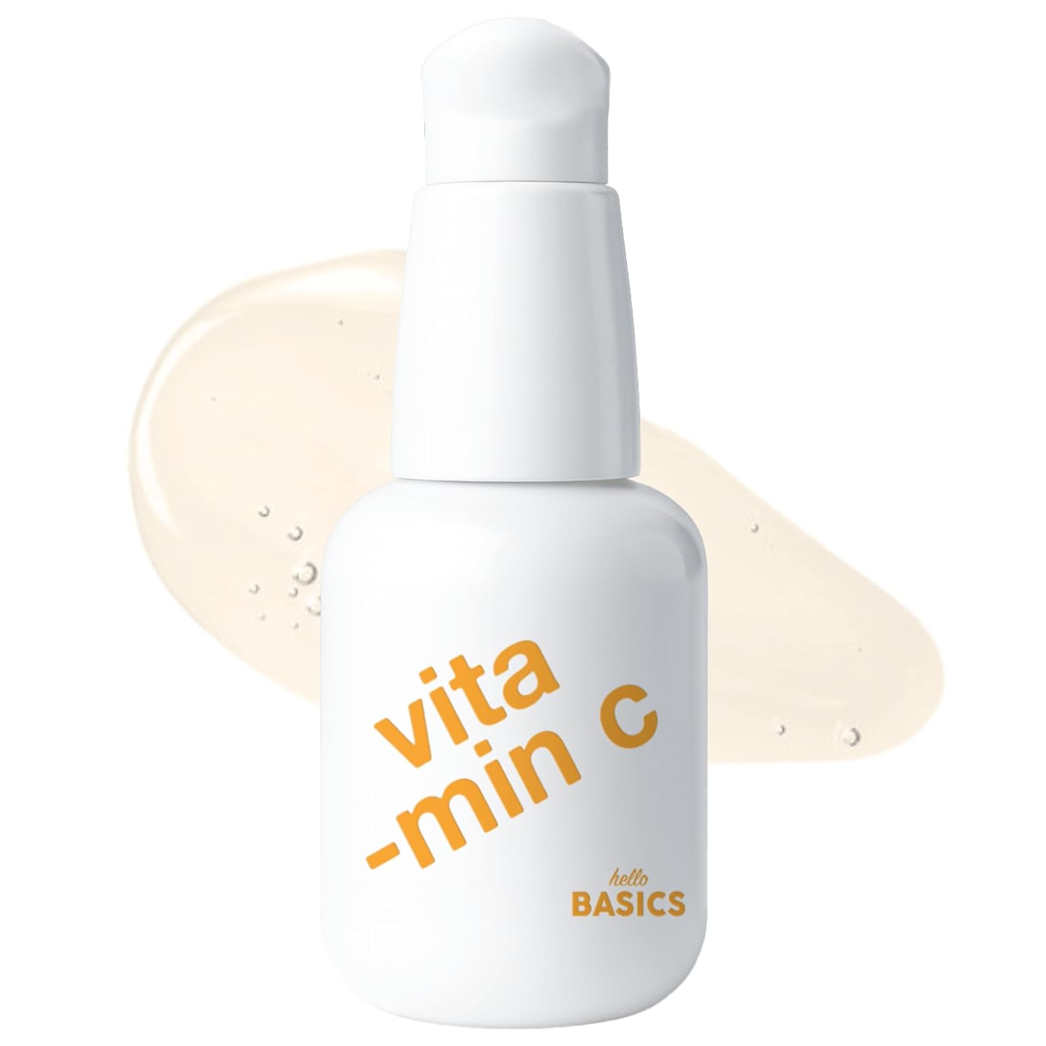 Vitamin C 5% Facial Serum with Hyaluronic Acid – Brightening & Smoothing Daily Serum – Lightweight – Clean & Vegan – 1 fl oz
