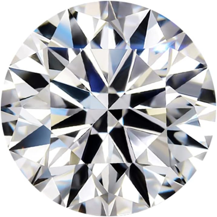 Large Size 4-6ct Loose Moissanite Diamond Gems D Color VVS1 Excellent Round Cut Comes with GRA Certificate