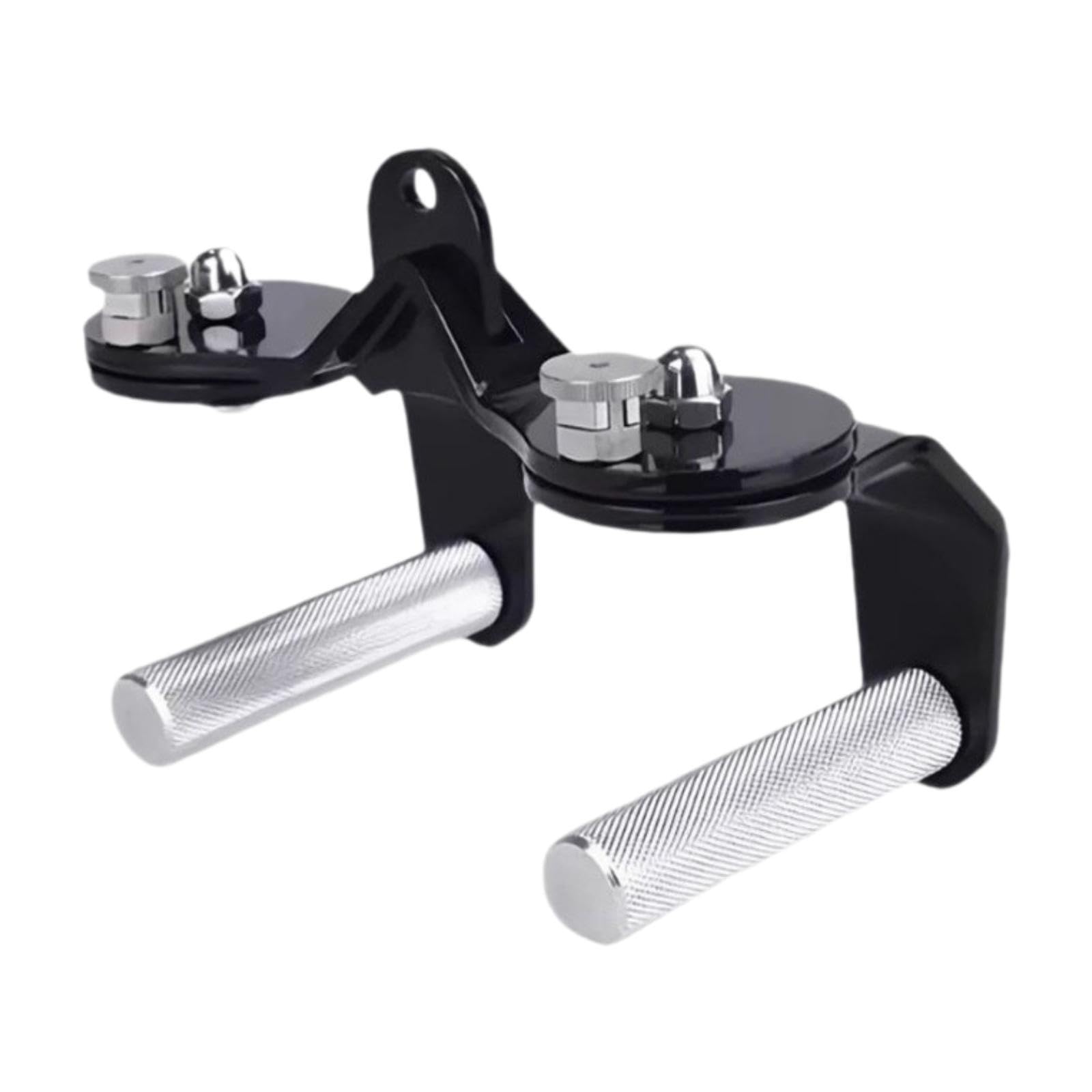 3 Piezas Mango Ajustable de Gimnasio con Agarre Ergonómico Antideslizante Placa de Refuerzo Accesorios para Espalda y Tríceps Adecuado para