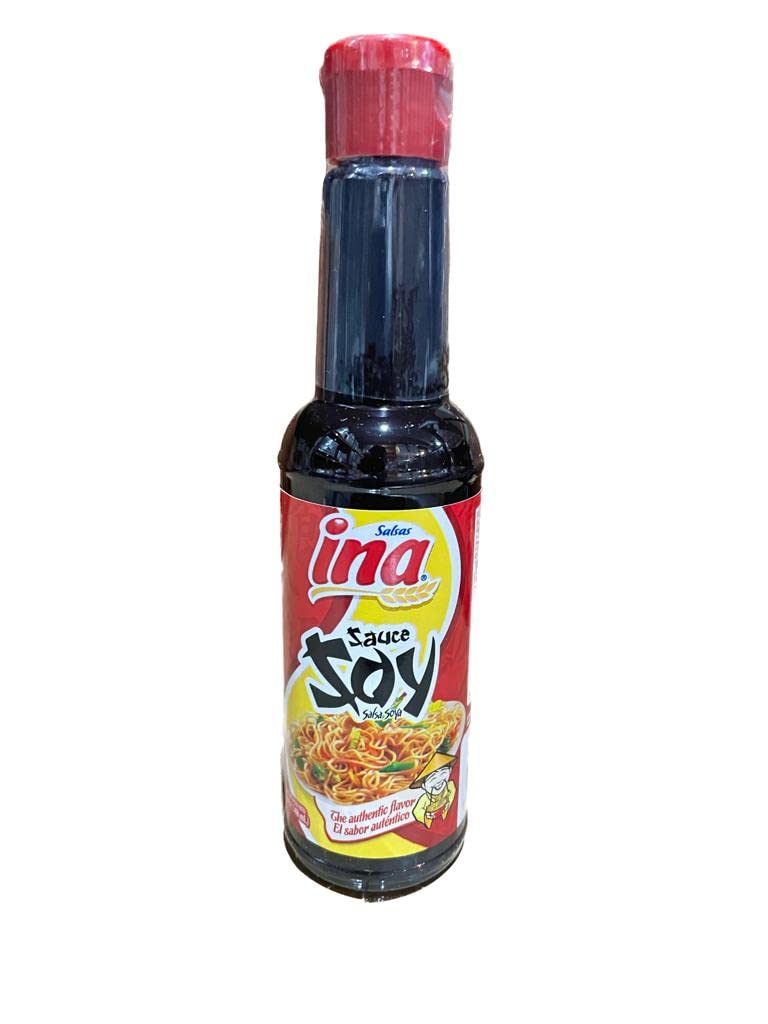 Salsa tipo soya Ina Pack de 24 x 5 oZ, Soy Sauce Ina Pack of 24 x 5 oz.