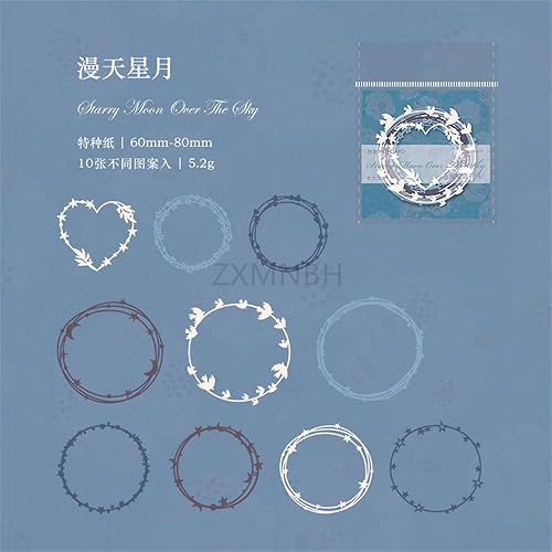 Miniatura 6 de Calcomanías para kit de álbumes de recortes, cuadros verdes, papel estético, diario, agenda, diario, suministros decorativos, 50 unidadespaquete