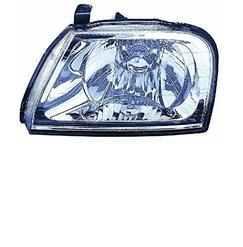Faro Fanale Proiettore Anteriore SX Sinistro Per L200 Strada e Pick Up da 1996 a 2004 Alogeno H4 Gruppo Ottico Luce Fanalino