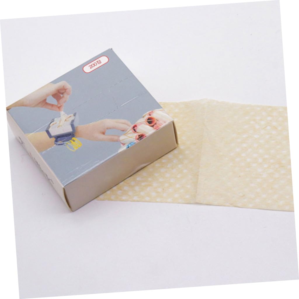 Einweg Haarpapierblatt Satz mit Armband und Schnalle Atmungsaktives Pe Papier Vielseitig für Friseursalons und Persönliche Haarstyling Anwendung