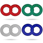 44SPORT Olympic Fractional Plates -Pair of 1/4, 1/2, 3/4, 1 lb Weights (8 Plates. Total Weight: 5lbs)