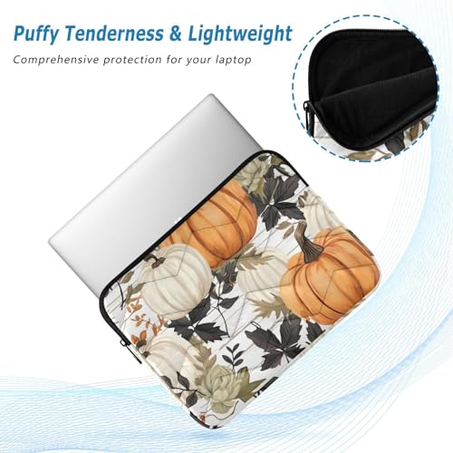 Funda para portátil 13-14 pulgadas con diseño de calabazas y tela impermeable miniatura 5