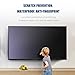 AIZYR Frosted Anti Glare Anti Reflective TV Screen Protection Filter 86 inch Anti Blue Light/Anti Scratch/No Bubble PET Soft Film or LCD LED OLED HDTV and Curved,75.9x43.5inch
